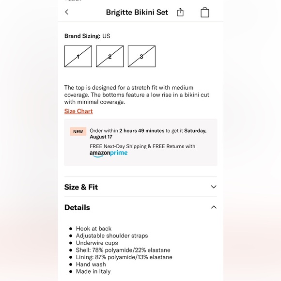 Reina Olga Brigitte Bikini Set in Bubblegum Pink - Picture 7 of 7